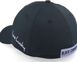 Premium Clover 120 Black W Lavender Clover Flexfit - Black Clover