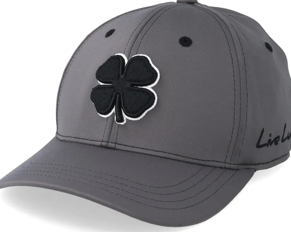 Premium Clover 22 Black White/Charcoal Flexfit - Black Clover