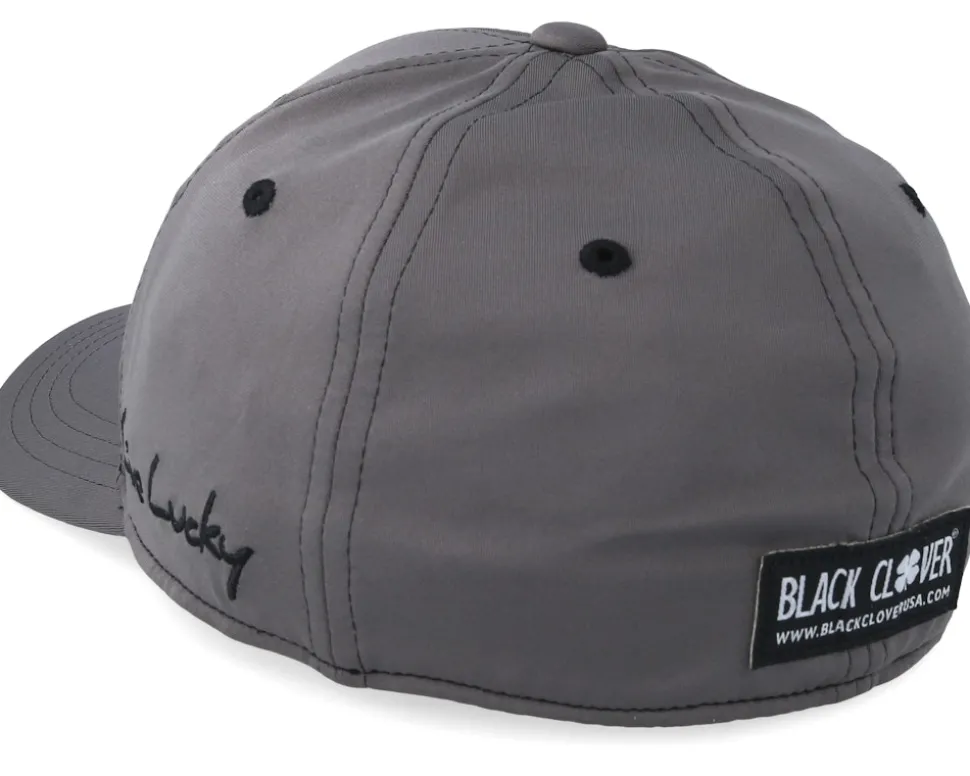 Premium Clover 22 Black White/Charcoal Flexfit - Black Clover