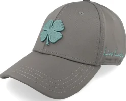 Premium Clover 109 Charcoal/Spring Green Flexfit - Black Clover