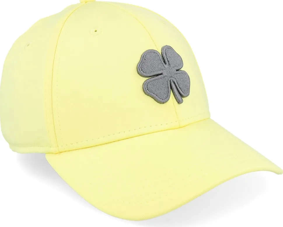 Premium Clover 124 Jessamine Yellow/Charcoal Flexfit - Black Clover