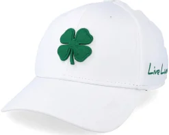 Premium Clover 16 Kelly Green/White Flexfit - Black Clover