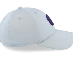 Premium Clover 123 Silver/Parachute Purple Flexfit - Black Clover