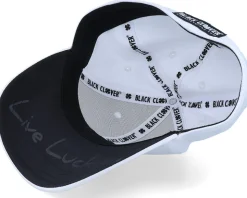 Premium Clover #1 White/Black Flexfit - Black Clover
