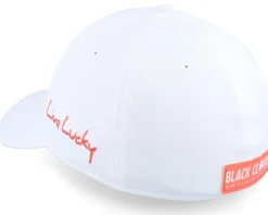 Premium Clover 119 White/Living Coral Clover Flexfit - Black Clover