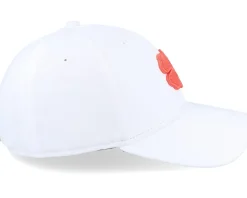 Premium Clover 119 White/Living Coral Clover Flexfit - Black Clover