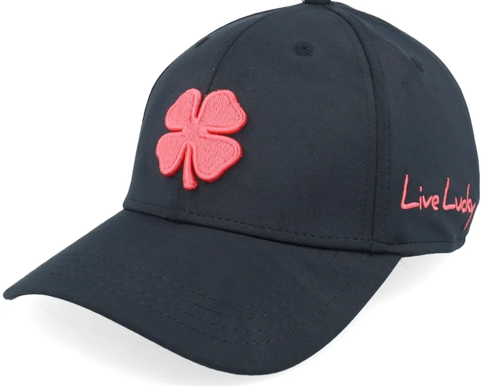 Premium Clover Black/Pink Flexfit - Black Clover