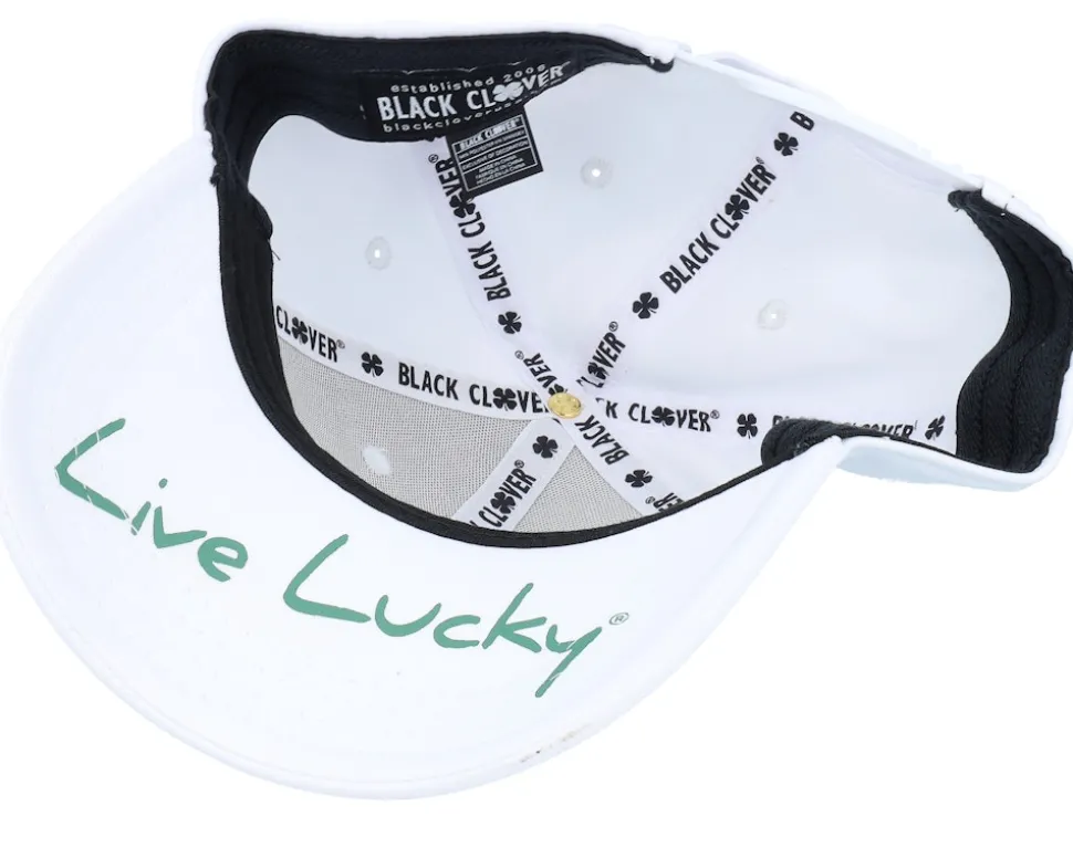 Premium Clover White/Green Adjustable - Black Clover