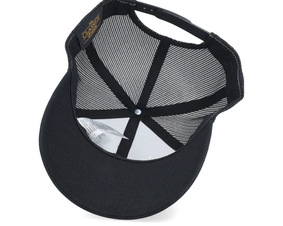 Premium Fishing Retro Black/White/Black Trucker - Skillfish