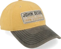 Printed Twill Patch Brown/Black Dad Cap - John Deere