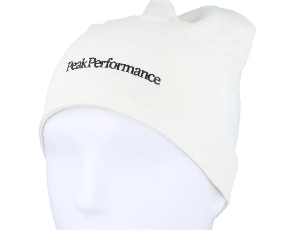 Progress Hat Vintage White Beanie - Peak Performance