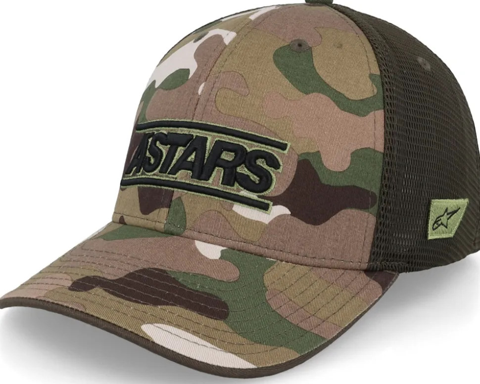 Proximity Mesh Back Multicam Hat Green Trucker - Alpinestars