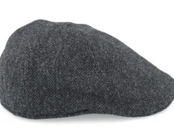 Pub Cap Dark Grey Flat Cap - Wigéns