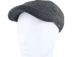 Pub Cap Dark Grey Flat Cap - Wigéns