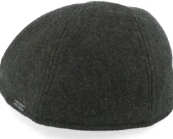 Pub Cap Olive Melange Flat Cap - Wigéns