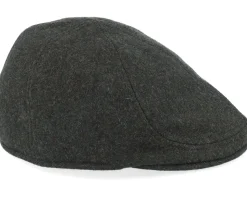 Pub Cap Olive Melange Flat Cap - Wigéns