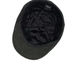 Pub Cap Olive Melange Flat Cap - Wigéns