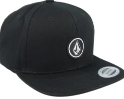 Quarter Twill Black Snapback - Volcom