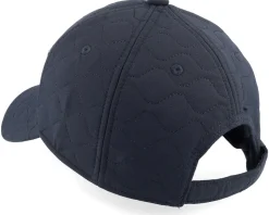 Quilted Cap Black Adjustable - J.Lindeberg