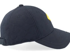 Quilted Cap Black Adjustable - J.Lindeberg