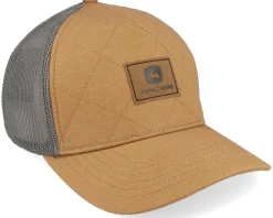 Quilted Hat Coyote Brown Trucker - John Deere