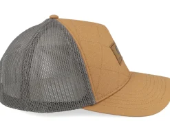 Quilted Hat Coyote Brown Trucker - John Deere