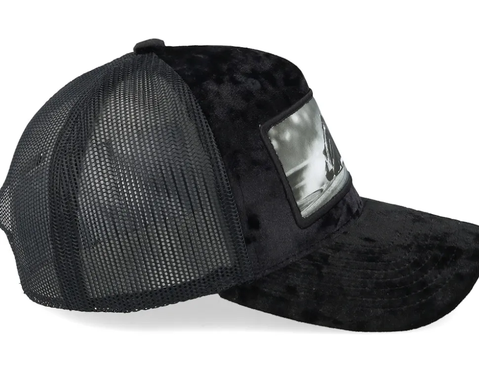 Racing Motorcycle Bike Velvet Black A-Frame Trucker - Calza Pennello