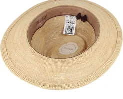 Raffia Crochet Beige Traveller Straw Hat - Stetson