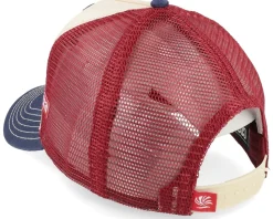 Rainbow Beige/Blue/Wine Trucker - Coastal