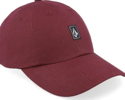 Ramp Stone Hat Merlot Dad Cap - Volcom