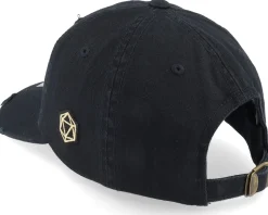 Ranger Dad Cap Destroyed Black Adjustable - Critiql Hit