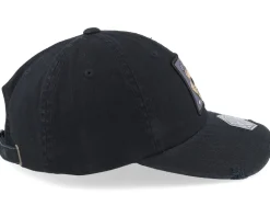 Ranger Dad Cap Destroyed Black Adjustable - Critiql Hit