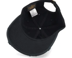 Ranger Dad Cap Destroyed Black Adjustable - Critiql Hit
