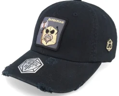 Ranger Dad Cap Destroyed Black Adjustable - Critiql Hit