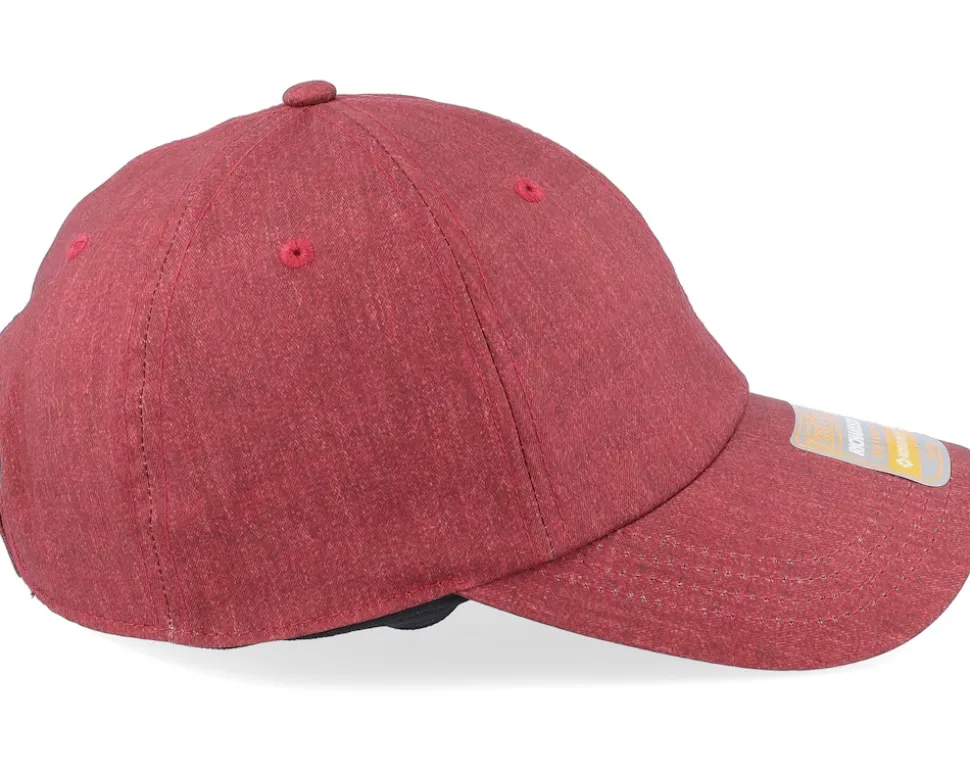 224re Heather Maroon Dad Cap - Richardson