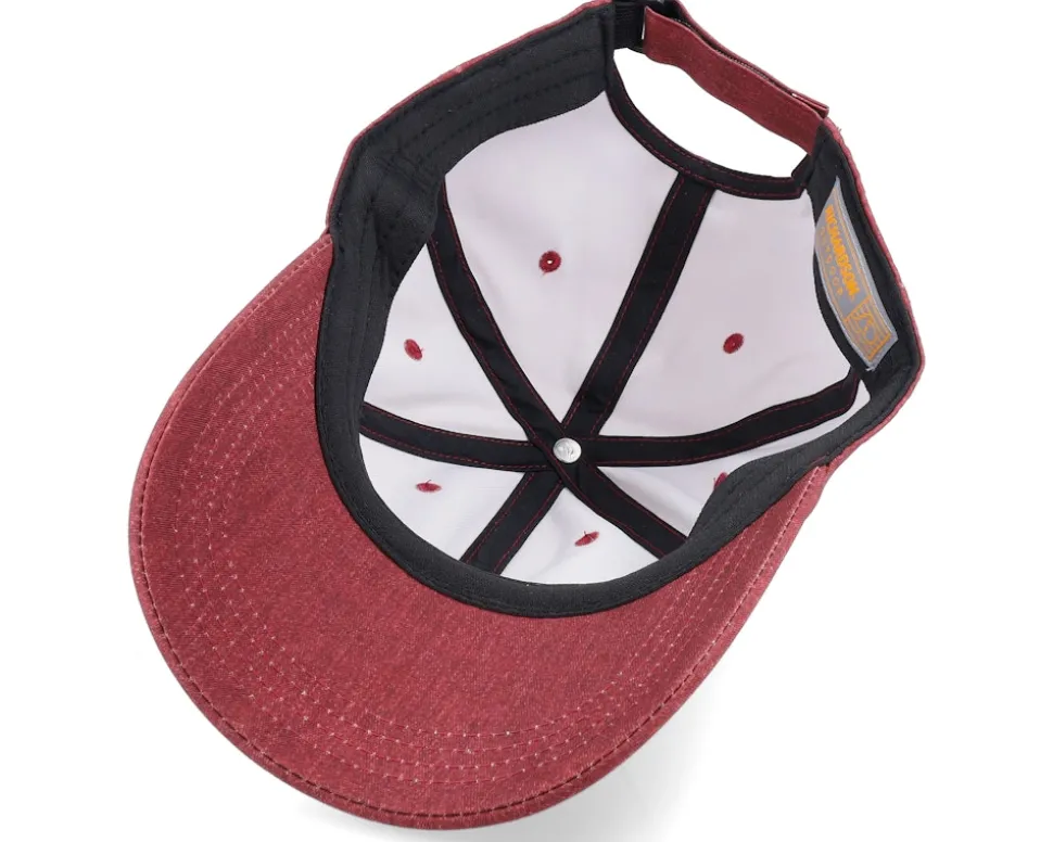224re Heather Maroon Dad Cap - Richardson