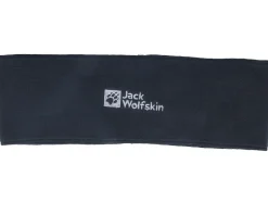 Real Stuff Black Headband - Jack Wolfskin