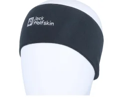 Real Stuff Black Headband - Jack Wolfskin