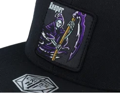 Reaper Box Patch Black Snapback - Critiql Hit