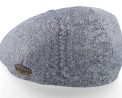 Rebel Silk/Wool Grey Flat Cap - MJM Hats