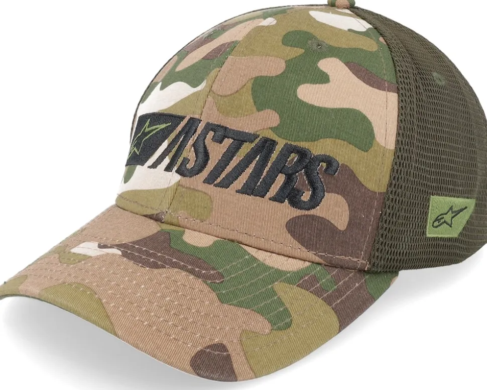 Reblaze Multicamo Hat Black Trucker - Alpinestars