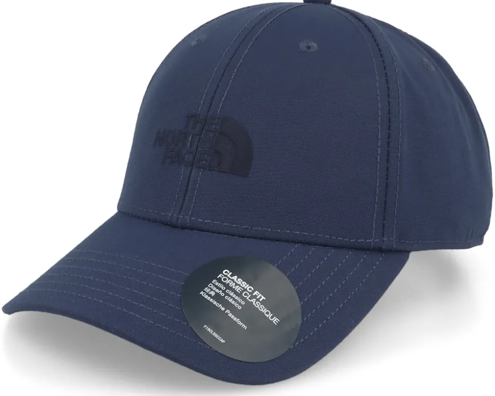 Recycled 66 Classic Hat Black/ Hero Blue Adjustable - The North Face