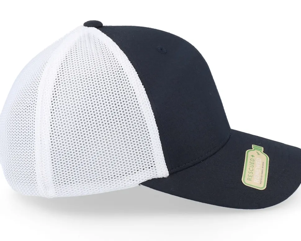 Recycled Mesh Black/White 110 Trucker - Flexfit