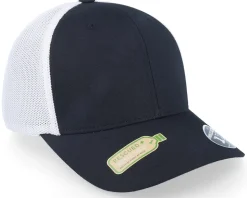 Recycled Mesh Black/White 110 Trucker - Flexfit