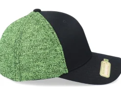 Recycled Mesh Melange Black/Neon Yellow Trucker Flexfit - Flexfit