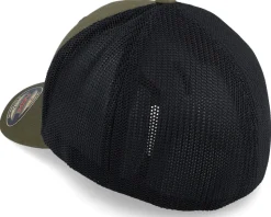 Recycled Mesh Trucker Olive/Black Flexfit - Flexfit