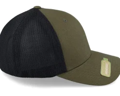 Recycled Mesh Trucker Olive/Black Flexfit - Flexfit