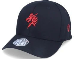 Red Dragon Logo Black Flexfit - Critiql Hit