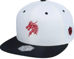 Red Dragon Logo Natural/Black Snapback - Critiql Hit