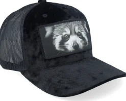 Red Panda Big Patch Velvet Black Trucker - Calza Pennello